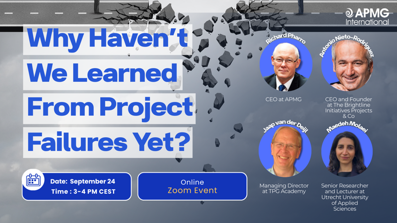 Webinar: Why haven't we learned from project failures yet